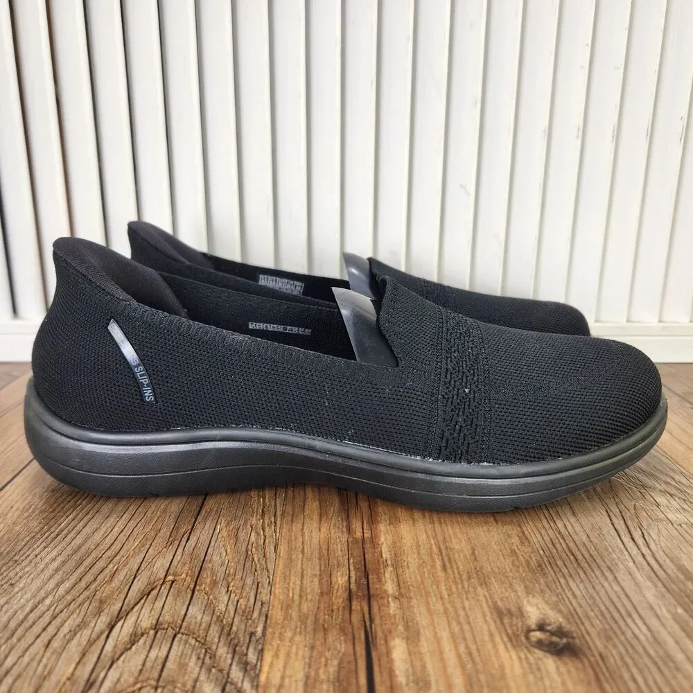 Skechers Slip-Ins On-The-Go Flex Radiant Sloane Shoes Womens Sz 9.5 Black Loafer